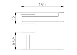 Держатель для туалетной бумаги Wonzon & Woghand Flat WW-9716 хром