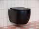 Подвесной унитаз Ceramica Nova Play CN3001MB безободковый чёрный матовый Подвесной унитаз Ceramica Nova Play CN3001MB безободковый чёрный матовый