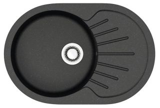 Кухонная мойка Azario Flora CS00079913 73 см чёрный