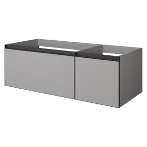 Тумба под раковину Armadi Art Quatro 790-M2-120-L-A 120 см серый/антрацит