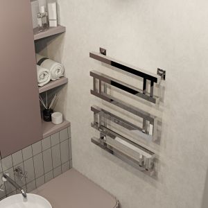 Полотенцесушитель электрический Indigo Muza DGM60-50Rt 60x50 см хром