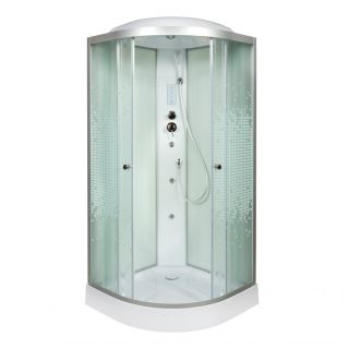 Душевая кабина Deto L 901 с гм. и эл. 100х100х215 см Душевая кабина Deto L 901 с гм. и эл. 100х100х215 см