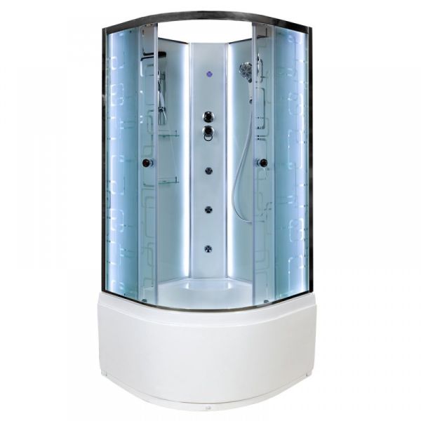 Душевая кабина Deto ЕМ4510 N LED с гм. 100х100х208 см Душевая кабина Deto ЕМ4510 N LED с гм. 100х100х208 см
