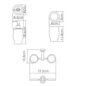 Wasserkraft K-24189 Держатель стакана и дозатора