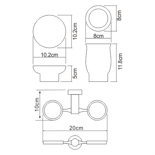 Wasserkraft K-24226 Держатель стакана и мыльницы Wasserkraft K-24226 Держатель стакана и мыльницы