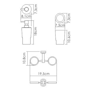 Wasserkraft K-28189 Держатель стакана и дозатора
