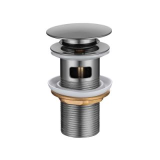 Донный клапан для раковины Aquatek AQ6001BGM оружейная сталь Донный клапан для раковины Aquatek AQ6001BGM оружейная сталь