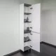 Пенал Comforty Лозанна 00-00017838 белый 40 см
