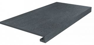 Керамогранит Kerama Marazzi DD602520R\GCA Ступень угловая клееная Про Матрикс черный  33x33x0,9