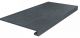 Ступень Kerama Marazzi DD602520R\GCF клееная Про Матрикс черный обрезной 33x60x0,9