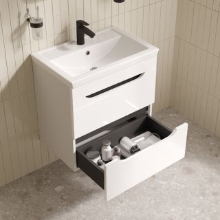Тумба с раковиной IDDIS Рэй (Ray) RAY60W0i95K 60 см белый