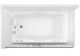 Карниз для ванны Aquanet 180x80 см Г-образный
