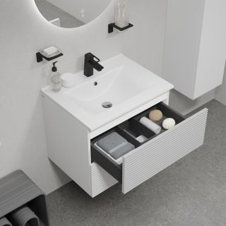 Тумба с раковиной IDDIS Билд (Bild) BIL60W0i95K 60 см белый матовый