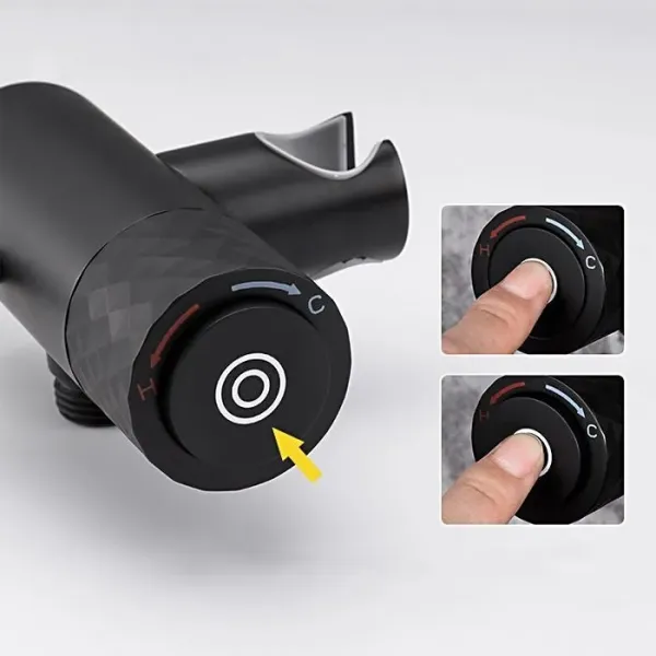 Гигиенический душ со смесителем Gappo G7288-6 чёрный