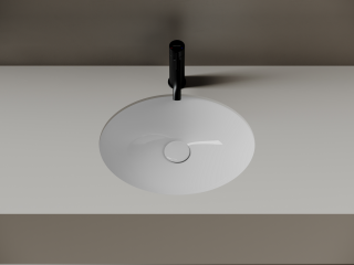 Раковина встраиваемая снизу Ceramicanova Эра (Era) CN15005 46 см белый