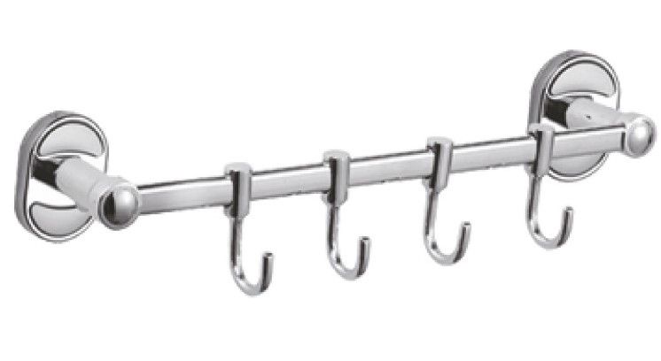Планка с крючками для полотенец Haiba HB1915-4 хром Планка с крючками для полотенец Haiba HB1915-4 хром