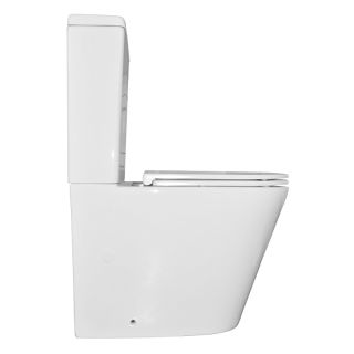 Унитаз-компакт Azario Vetro AZ-2149-UQ1 безободковый торнадо белый