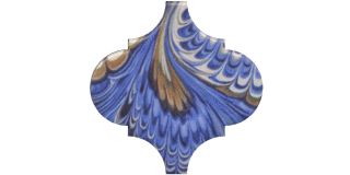 Декор Kerama Marazzi VT\A624\65000 Арабески Венеция синий матовый 6.5x6.5x0,69