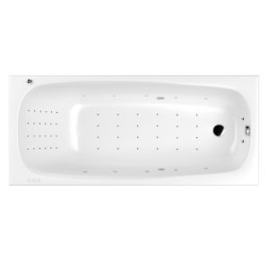 Гидромассажная ванна WHITECROSS Layla Slim 0122.170075.100.NANO.CR 170x75 см Nano хром