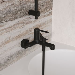 Смеситель для ванны IDDIS Эйгер (Aiger) AIGBL00i02WA чёрный матовый