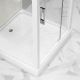 Душевая кабина Niagara Standart ST90/15Q/BK 90x90 см профиль белый стекло прозрачное