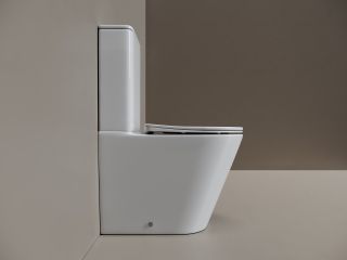 Напольный унитаз Ceramicanova Ореол (Highlight) CN1802T торнадо с бачком сиденье микролифт белый