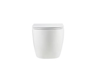 Подвесной унитаз Point Сатурн PN41901 безободковый белый Подвесной унитаз Point Сатурн PN41901 безободковый белый