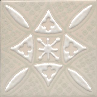 Керамогранит Kerama Marazzi KMD3STA018GN Декор Бахия 2 серый светлый глянцевый 9,8x9,8x0,7