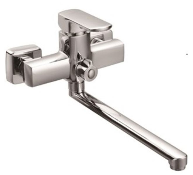 Смеситель для ванны с душем BOOU B8215-18F хром