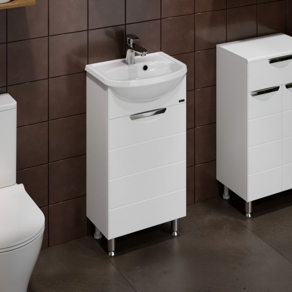 Напольная тумба под раковину Санта Родос 206020 45 см белый