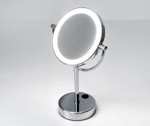 Wasserkraft K-1005 Зеркало с LED-подсветкой двухстороннее стандартное и с 3-х кратным увеличением
