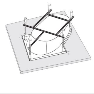 Каркас к ванне VAGNERPLAST Bahama 139x139 Каркас к ванне VAGNERPLAST Bahama 139x139