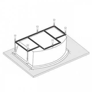 Каркас к ванне VAGNERPLAST Inspira 190x100 Каркас к ванне VAGNERPLAST Inspira 190x100