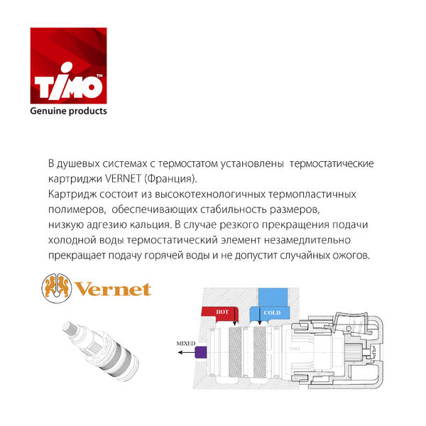 Душевая система Timo Petruma SX-5079/00SM с термостатом хром