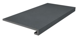 Ступень Kerama Marazzi DD641920R\GCF клееная Про Чементо антрацит матовый 33x60x0,9