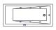 Гидромассажная ванна Whitecross Wave Slim 0111.170070.100.SOFT.CR 170x70см Soft хром