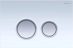 Кнопка смыва Aquatek белый KDI-0000028
