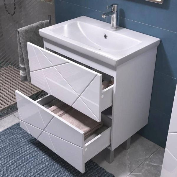 Тумба под раковину напольная Vigo Geometry 016 70 см белый