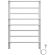 Полотенцесушитель электрический Terminus Евромикс 4670078554598 П8 50х80 см белый матовый