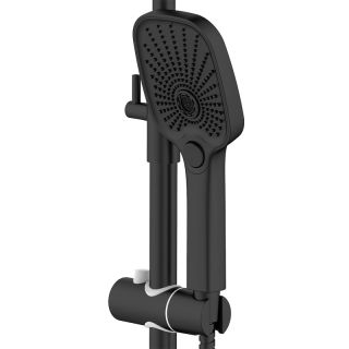 Душевая стойка Azario Conda AZ-K2411B чёрный матовый