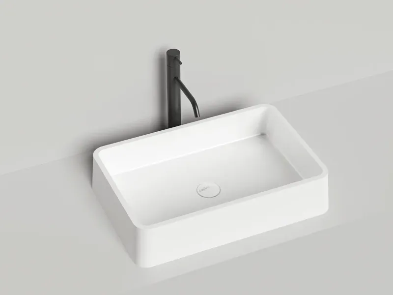 Накладная раковина Salini Gloria 07 S-Stone 1102207MRH 60см RAL снаружи Накладная раковина Salini Gloria 07 S-Stone 1102207MRH 60см RAL снаружи