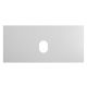 Столешница BelBagno из керамогранита без отверстия под смеситель 1016x468 KEP-100-BO-W0 Bianco Opaco белый матовый