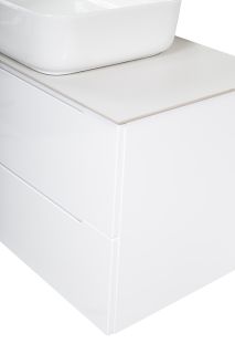 Столешница BelBagno из керамогранита без отверстия под смеситель 1016x468 KEP-100-BO-W0 Bianco Opaco белый матовый