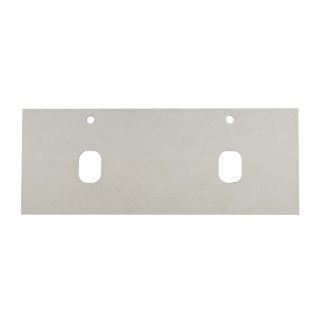 Столешница BelBagno из керамогранита с двумя отверстиями под раковину и с двумя отверстиями под смеситель 1216x468 KEP-120-2-CEM Cemento цемент