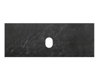 Столешница BelBagno из керамогранита без отверстия под смеситель 1204x462 KEP-120-MNO-W0 Marmo Nero Opaco черный матовый