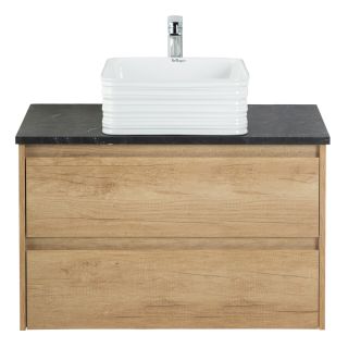 Столешница BelBagno из керамогранита 900x460 KEP-90-MNO Marmo Nero Opaco черный матовый