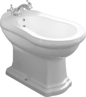 Биде подвесное Kerasan Retro 102001*1 белое Биде подвесное Kerasan Retro 102001*1 белое