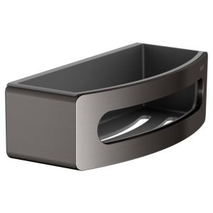 Полочка для ванной Keuco Elegance 11658350001 титан чёрный шлифованный