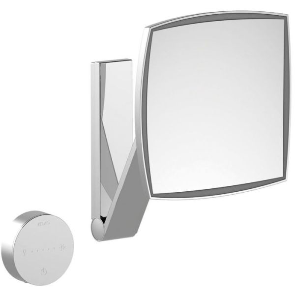 Косметическое зеркало Keuco iLook move 17613139002 с матовым покрытием из черного хрома