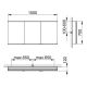 Зеркальный шкаф для ванны Keuco Royal Modular 800311150000300 150 см Зеркальный шкаф для ванны Keuco Royal Modular 800311150000300 150 см